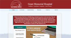 Desktop Screenshot of grantmemorial.com